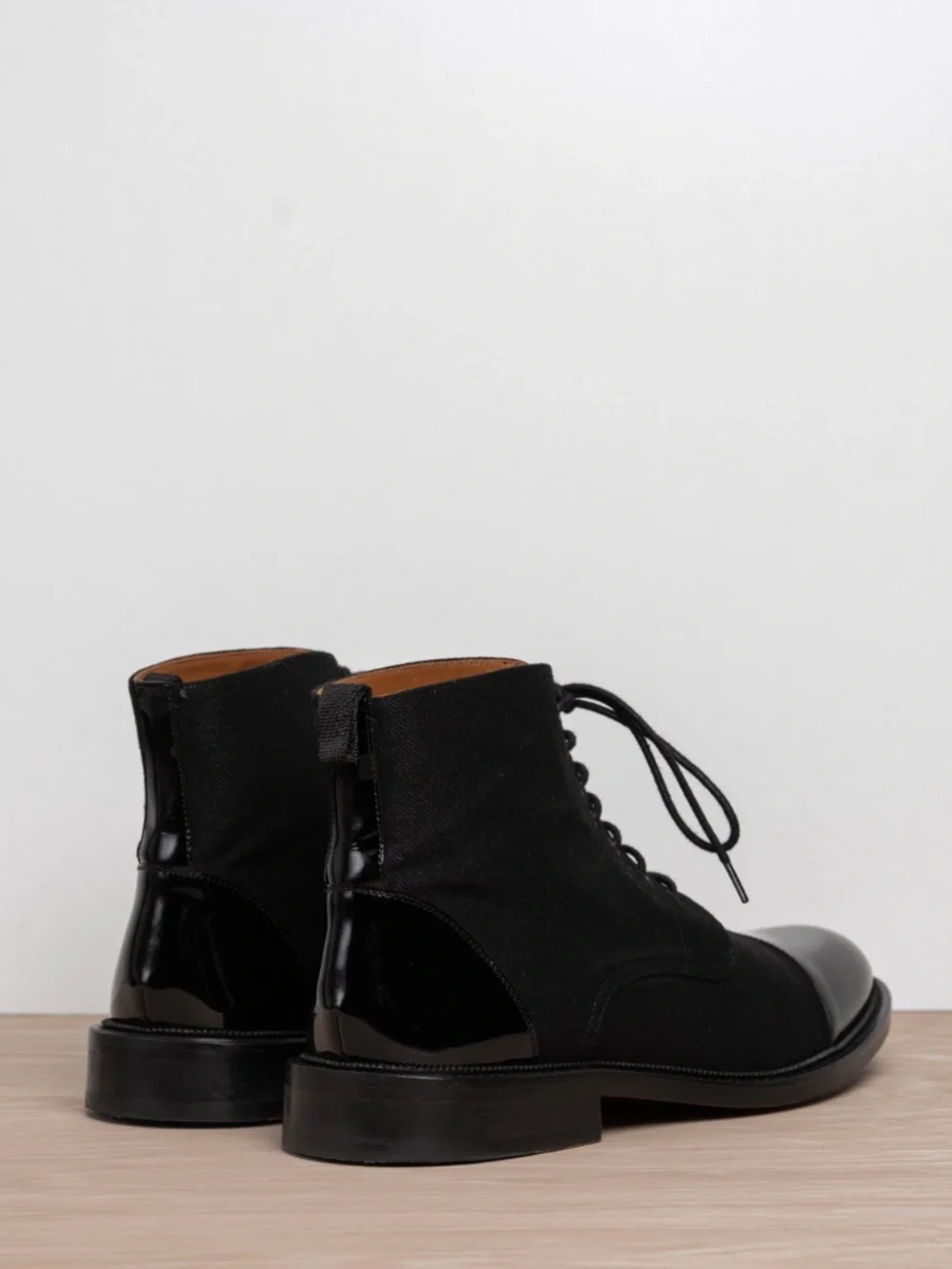 TAFT Jack Boot Tux Black Leather Cap Toe Dress Boots Men's Size 10